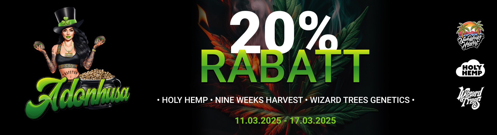 Adonhusa 30% Rabatt