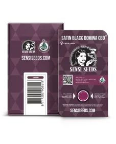 Sensi Seeds Satin Black Domina CBD - 3 feminisierte Samen